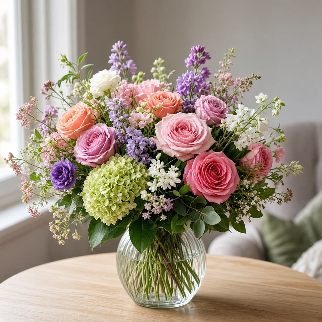 En blomsterbukett